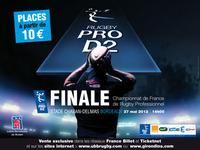 Mont-de-Marsan - Pau en finale de ProD2 Rugby. Le dimanche 27 mai 2012 à Bordeaux. Gironde. 